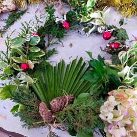 Atelier couronnes de Noël