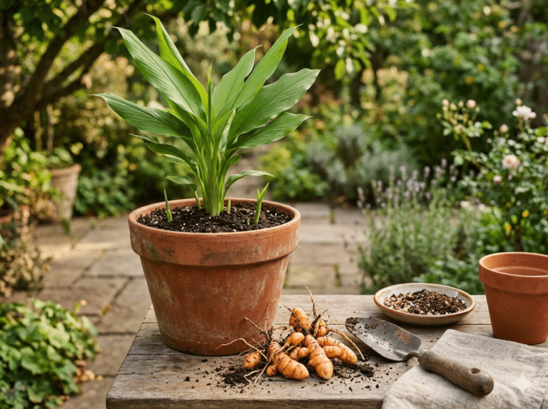 Plantation curcuma fait maison